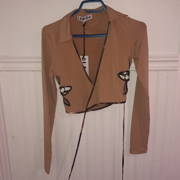 I.AM.GIA renalee tan top - Picture 7 of 9